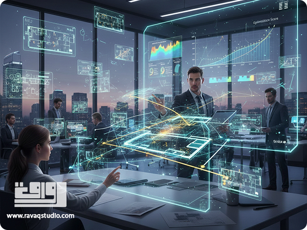 طراحی پلان معماری با استفاده از هوش مصنوعی و الگوریتمهای طراحی مولد.