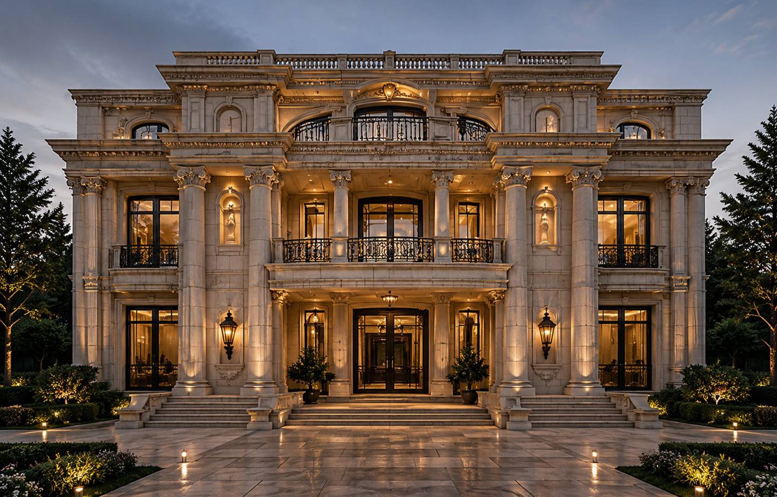 نمونه پروژه طراحی ویلا برای نمایش کیفیت خدمات طراحی معماری